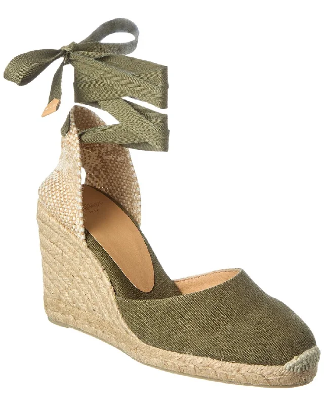 Castañer Carina 80 Canvas Wedge Espadrille