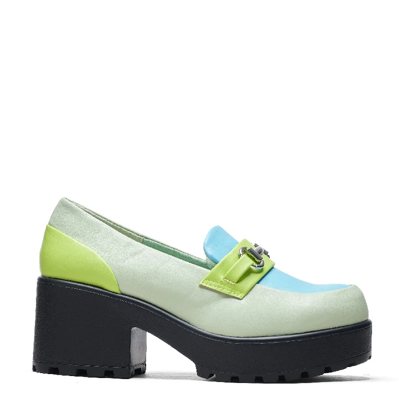 High Class Chunky Shoes - Mint Pastel