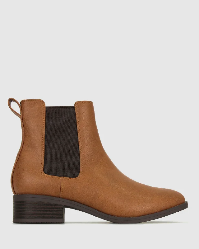 Wider Fit ELLIOT Vegan Ankle Chelsea Boots