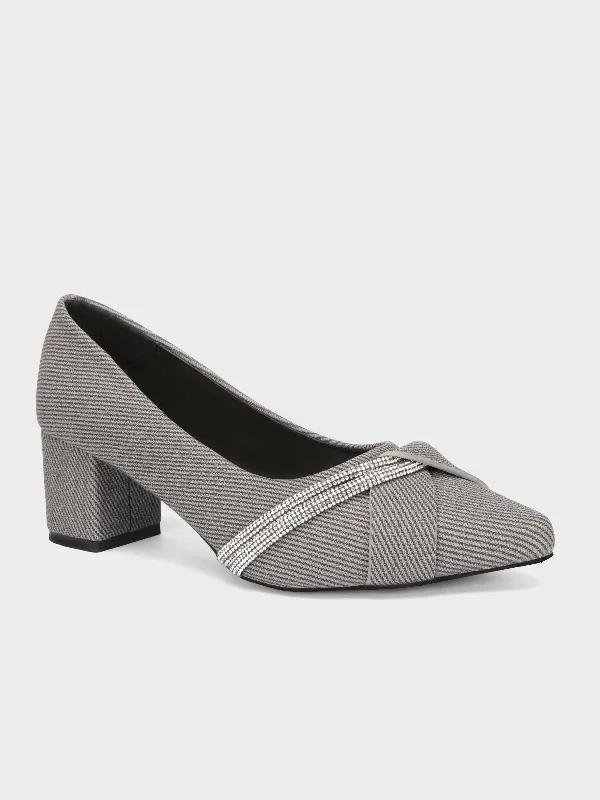 Women's "ALBALI" Formal Block Heel Courts