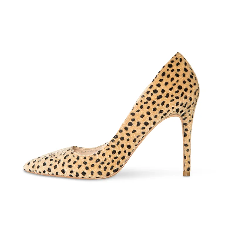 Azar Vegan Cheetah Print Pumps