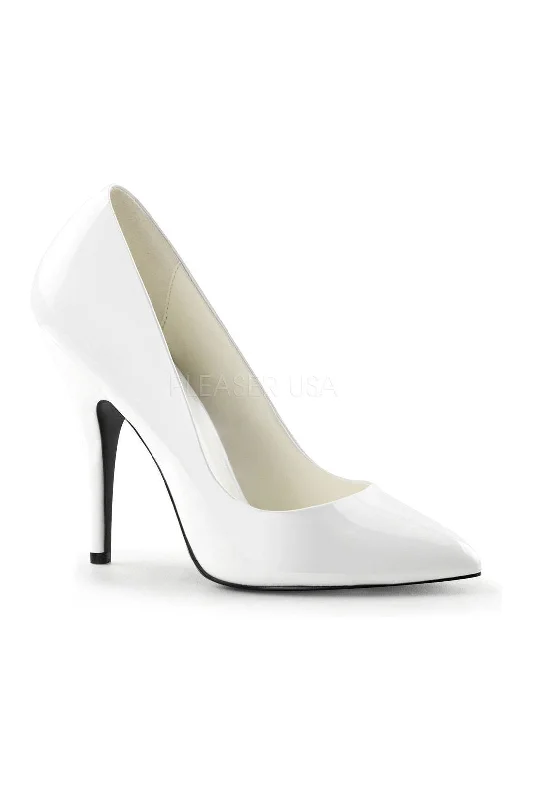 SEDUCE-420 Pump  | White Patent