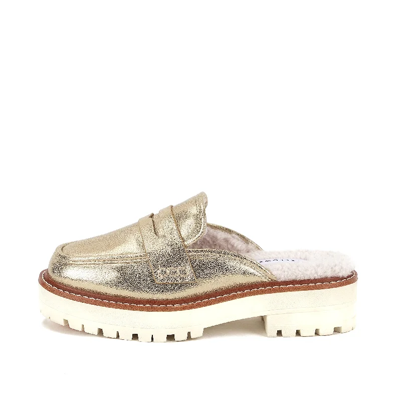 Shareen Shearling Loafer Mule